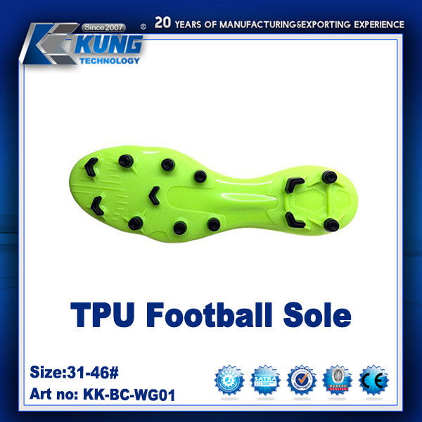 Breathable TPU Soccer Shoes Soles Material Multipurpose Stylish