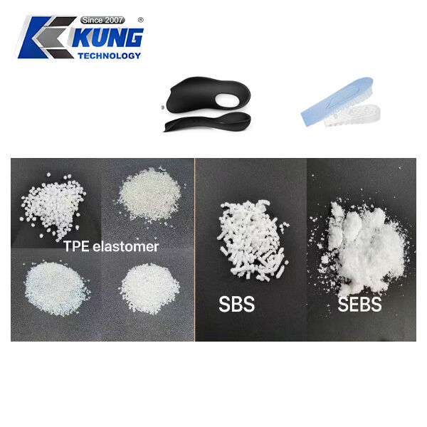 TPE Elastomer Shoe Raw Material with Wide Hardness Range, Good Elasticity, and Soft Dry Touch for Injection Molding