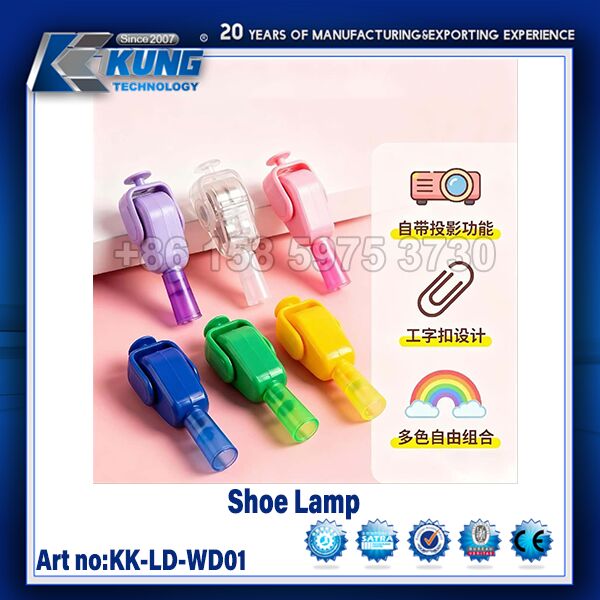 Creative Glowing LED Shoe Light with Colorful Lights for Easy Installation on Crocs