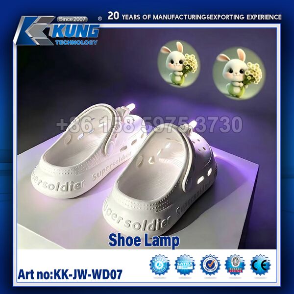 Creative Glowing LED Shoe Light with Colorful Lights for Easy Installation on Crocs