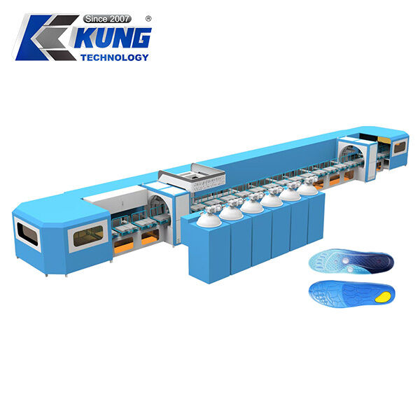 Shoe Making Machines Featuring Automatic Material Feeding Mixing Injection Foaming Forming Cooling and Cutting for Insole Manufacturing