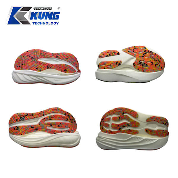 Shock-absorbing Wear-resistant EVA Midsole with CPU Outsole for Sports Shoes Customizable Sizes EU 36-44