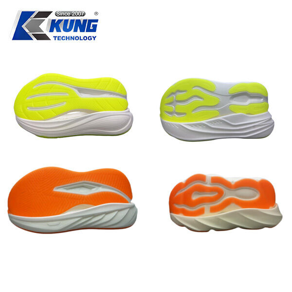 Shock-absorbing Wear-resistant EVA Midsole with CPU Outsole for Sports Shoes Customizable Sizes EU 36-44