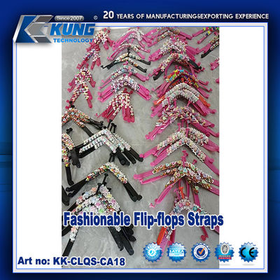 Las bandas de flip flop de moda y las bandas de PVC para zapatos