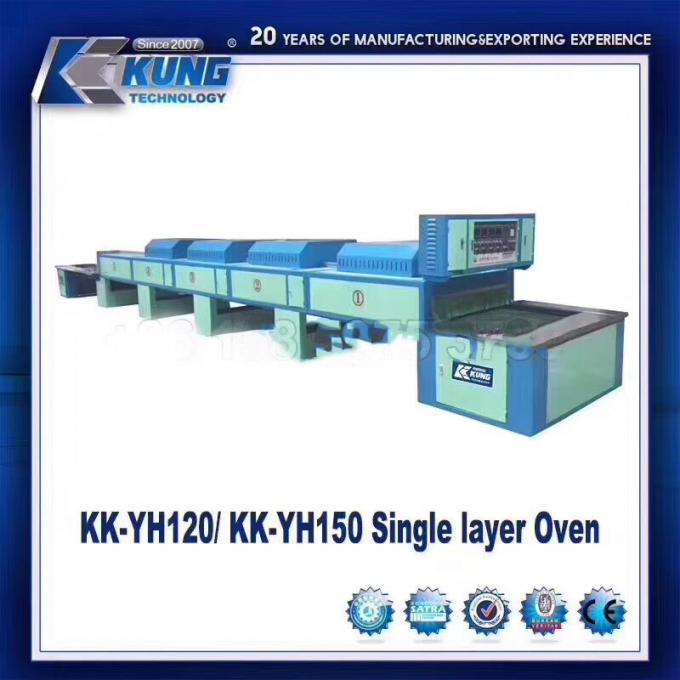 Horno de una sola capa de Constant Temperature Shaping Belt Conveyor para EVA Sole
