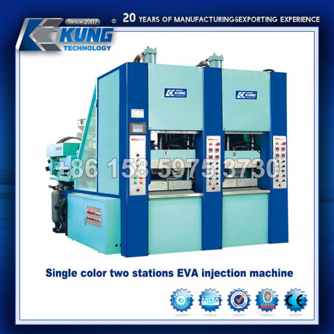 Solas estaciones EVA Injection Machine del color 2