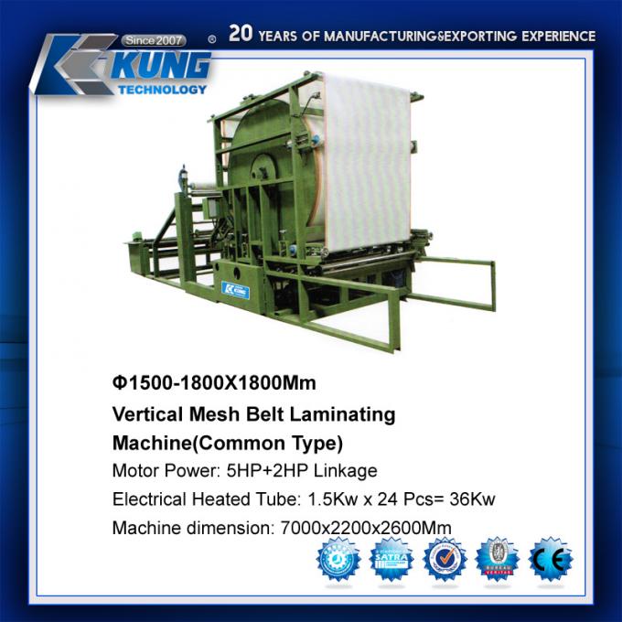 Función eléctrica antiusura de Mesh Belt Laminating Machine Multi 1