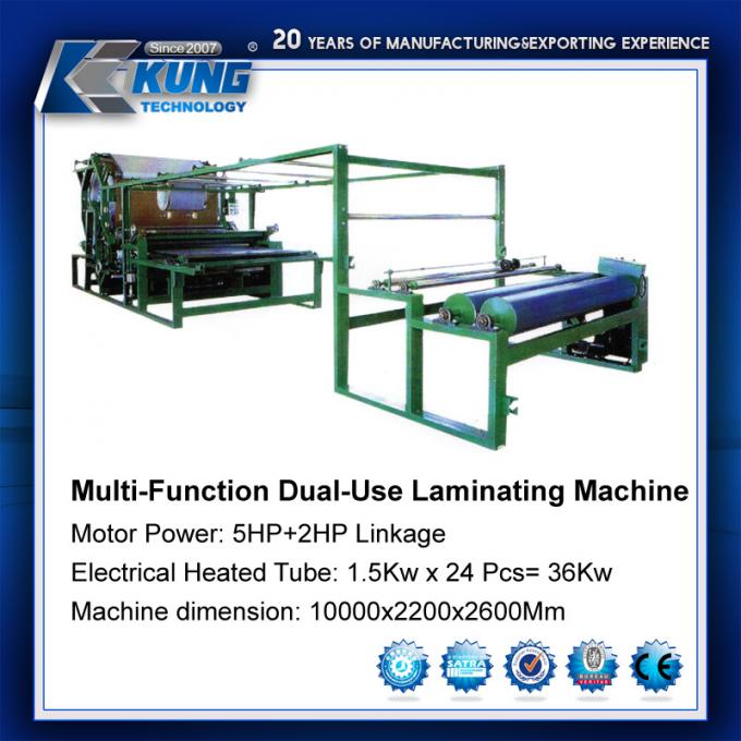 Función eléctrica antiusura de Mesh Belt Laminating Machine Multi 3