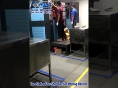 Máquina de moldeo por inyección de dos estaciones de cuatro disparos