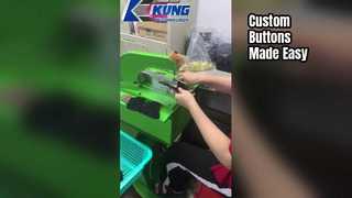 Máquina de botones para alfileres personalizados