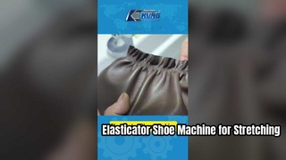 Máquina automática de calzado elástico para estirar y ajustar la parte superior del zapato