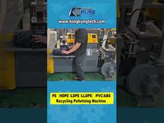 Máquina granuladora de reciclaje de plástico de 40 a 60 kg/h para PE, HDPE, LDPE, LLDPE, PVC y ABS