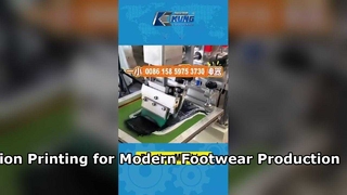 Máquina de serigrafía de precisión | Impresión de alta calidad para calzado y materiales para calzado